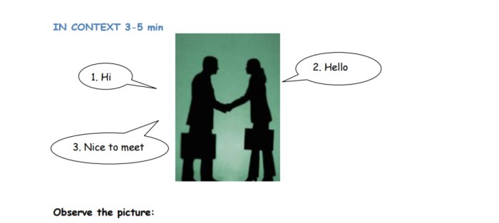 Business English - Meeting People at Work - Formal Greeting