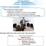 Business English - Presentation Procedure - Preparing & Introduction