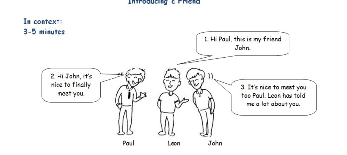 Social English - Socializing - Introducing a Friend